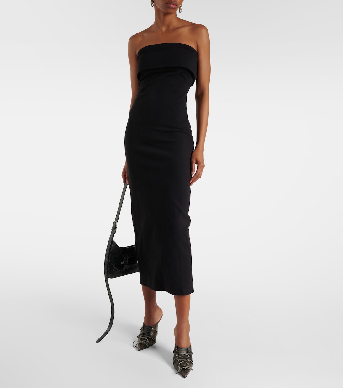 Midikleid Lap aus einem Baumwollgemisch | Entire Studios