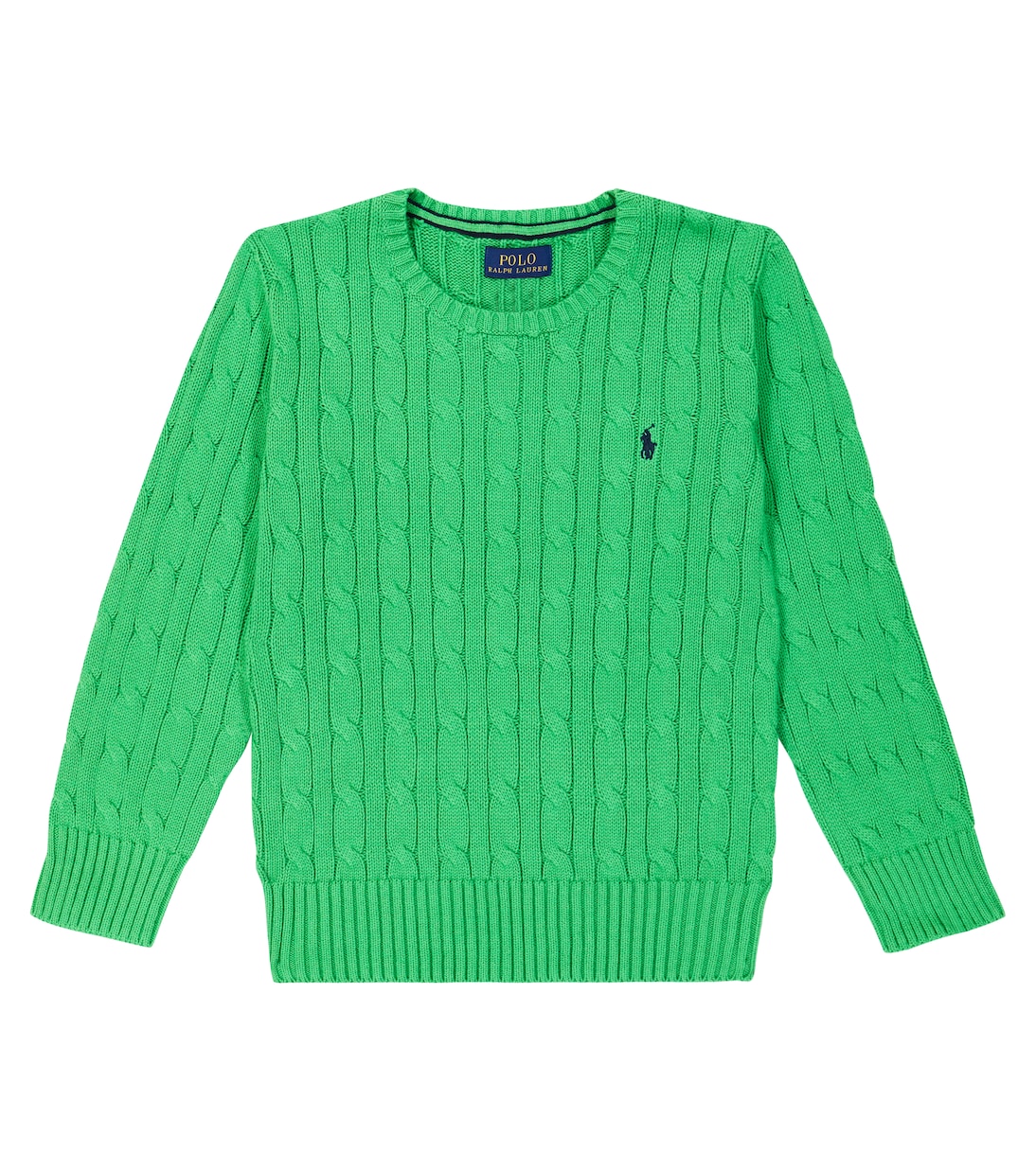 Cable-knit cotton sweater | Polo Ralph Lauren Kids