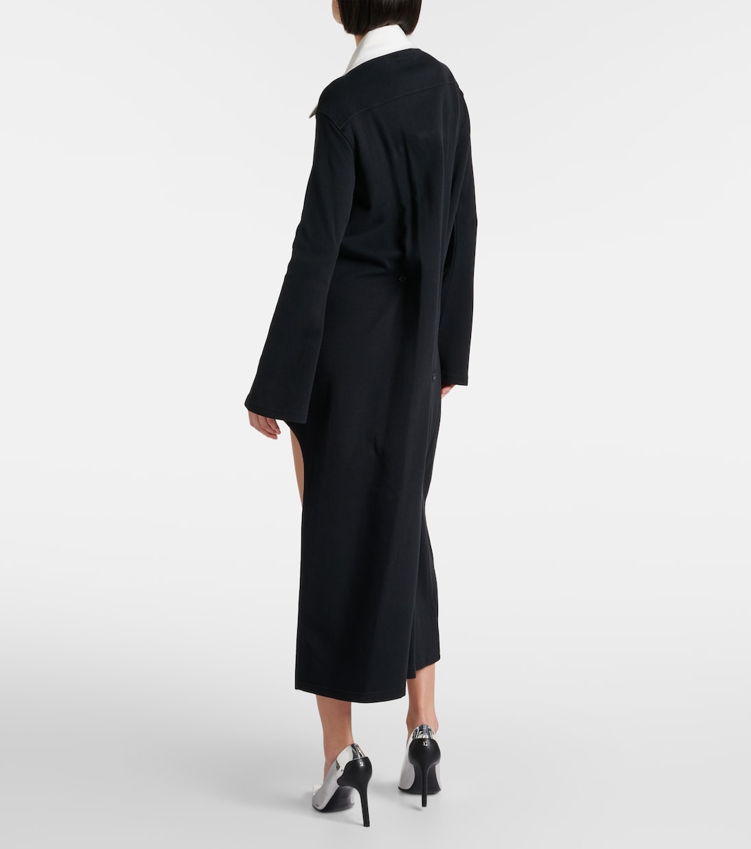 Abito Twist in piqué di misto cotone | Courrèges