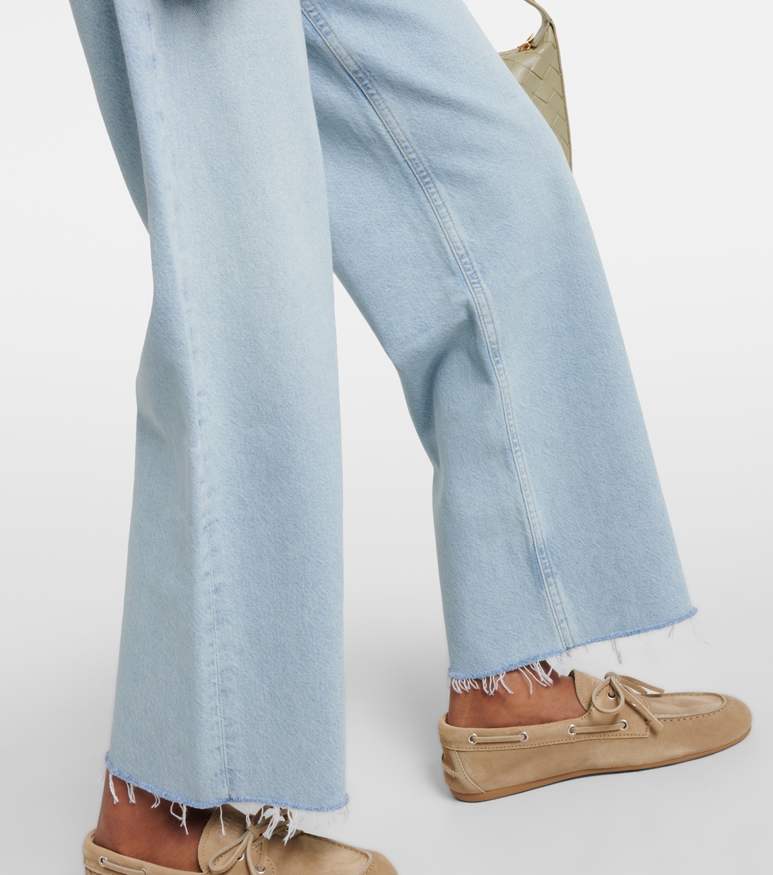 Jeans Ren a gamba larga e vita alta | Agolde