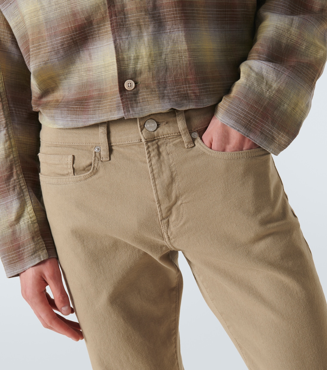 Jeans slim de tiro medio | Frame