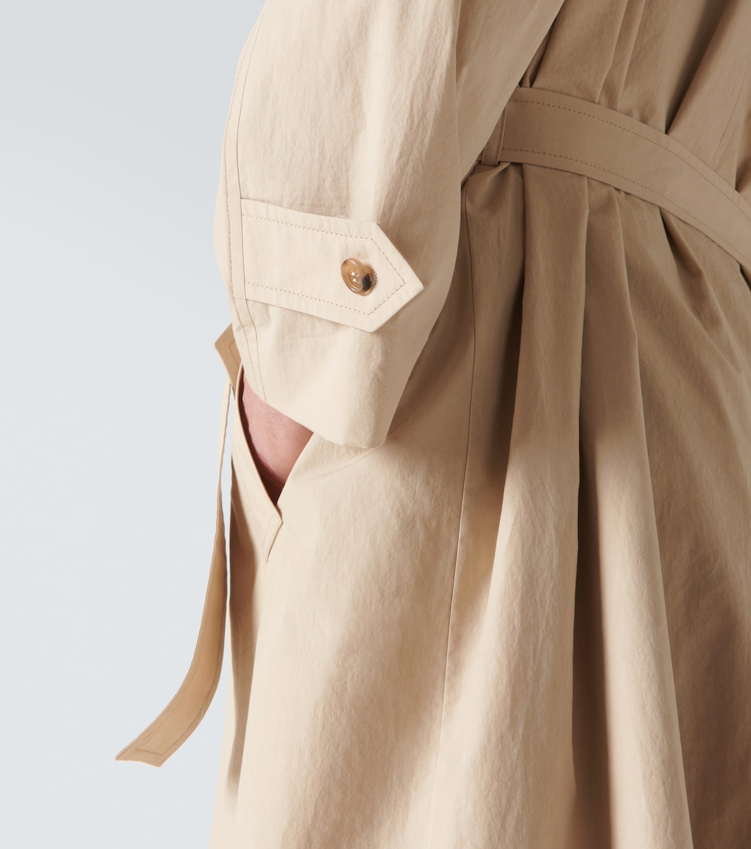 Trenchcoat aus Baumwollgabardine | Miu Miu