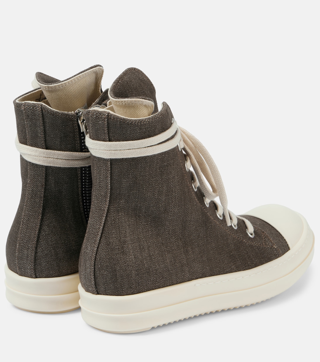 Zapatillas altas DRKSHDW de denim | Rick Owens