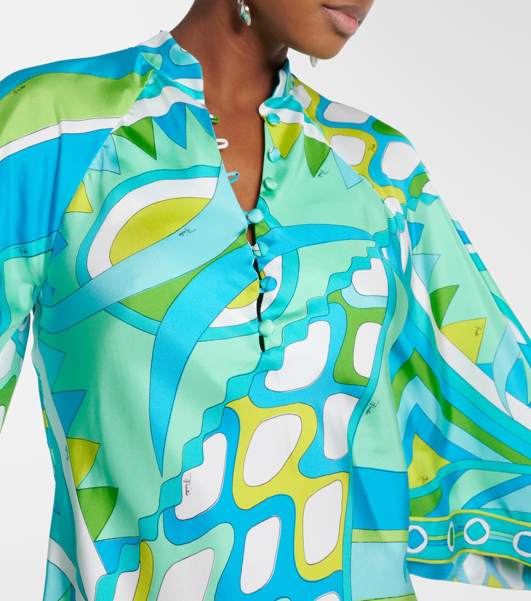 Caftano Vivara in twill di seta | Pucci