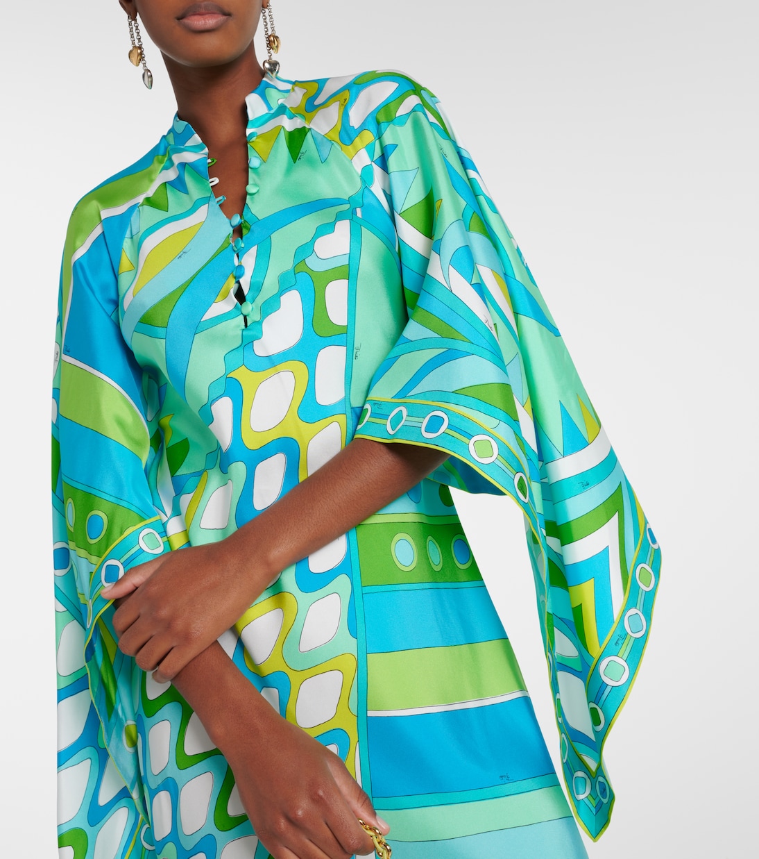 Caftano Vivara in twill di seta | Pucci