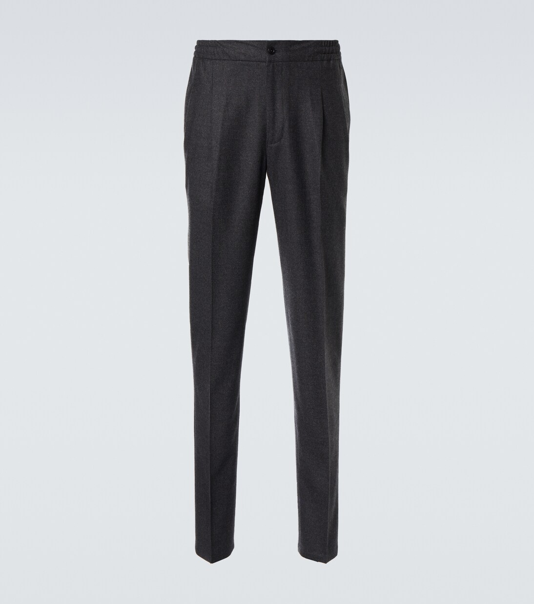 Virgin wool slim pants | Rubinacci
