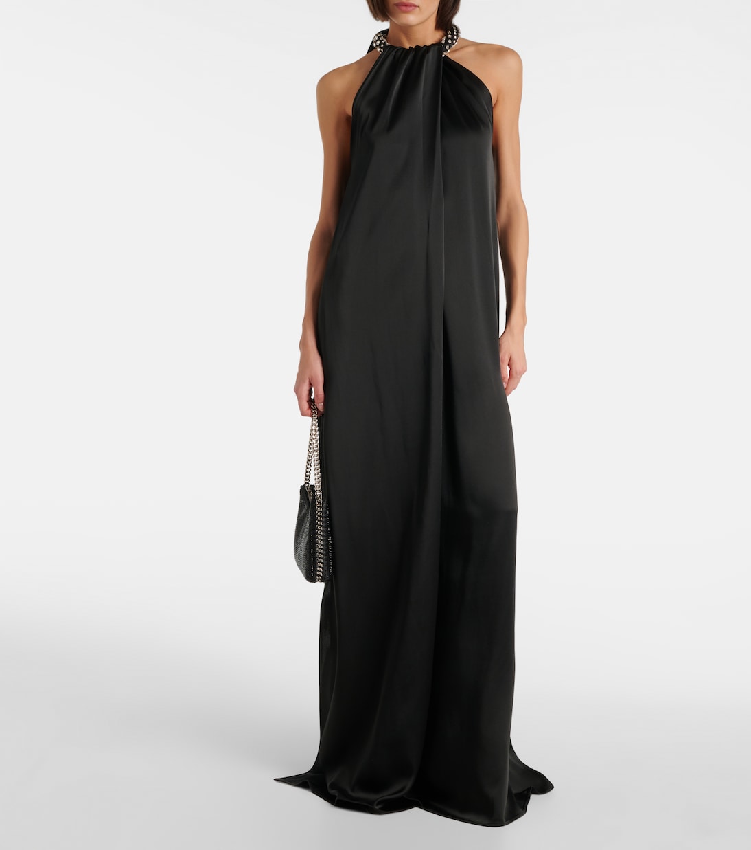 Abito lungo con scollo all’americana | Stella McCartney