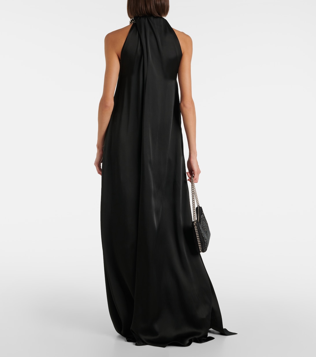 Abito lungo con scollo all’americana | Stella McCartney