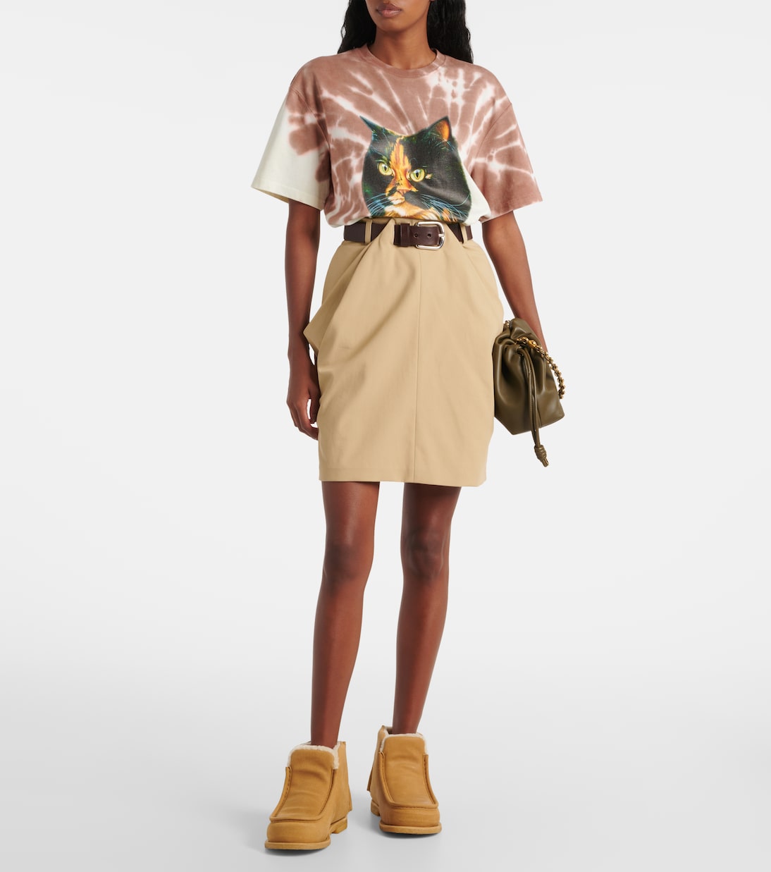 Ankle Boots aus Veloursleder mit Shearling | JW Anderson