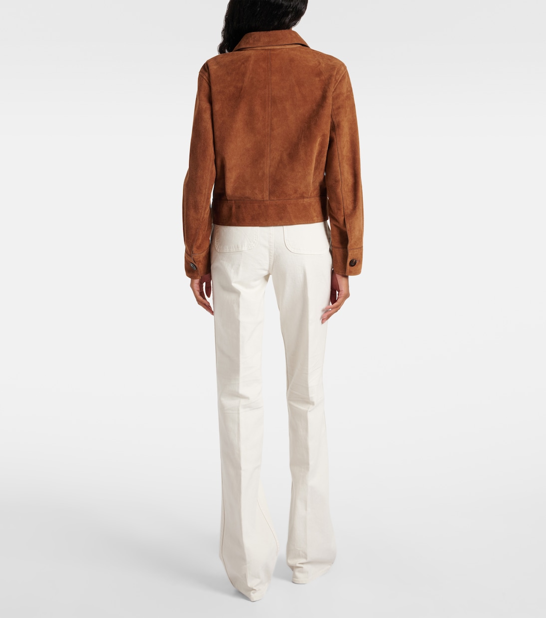 Veste raccourcie en daim | Tom Ford