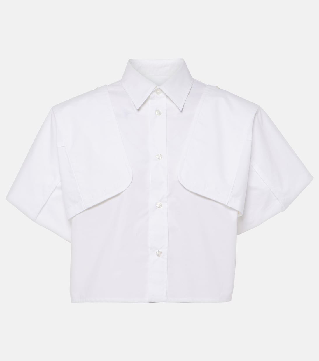 Cropped-Top aus Baumwolle | MM6 Maison Margiela