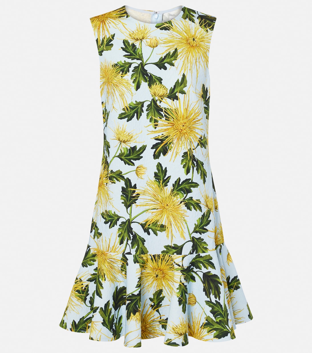 Chrysanthemum cotton-blend minidress | Oscar de la Renta