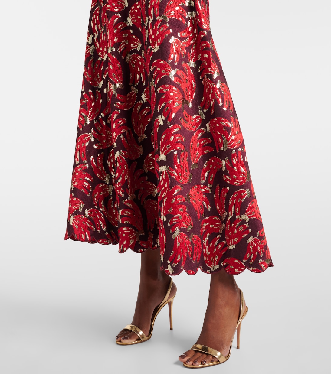 Abito midi Bossa Banana in jacquard | Farm Rio