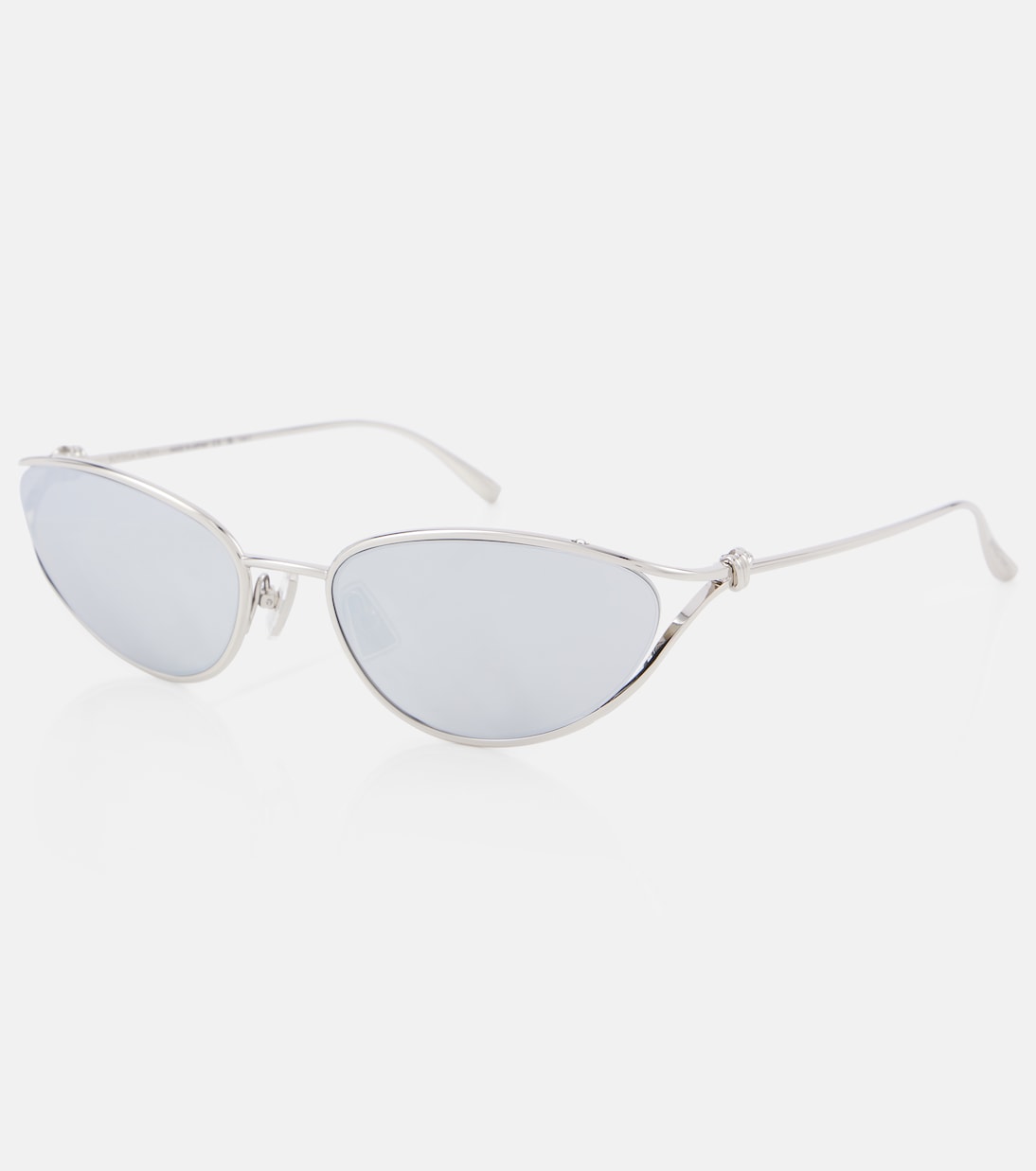 Occhiali da sole Bottega Veneta: stile cat-eye con dettaglio Knot per un look giovanile e trendy
