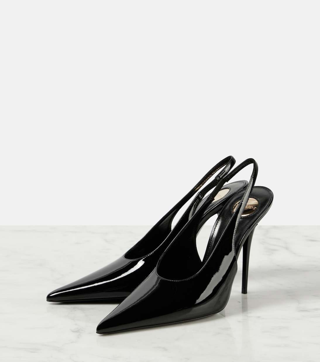 Escarpins L'Entracte 110 en cuir verni | Saint Laurent