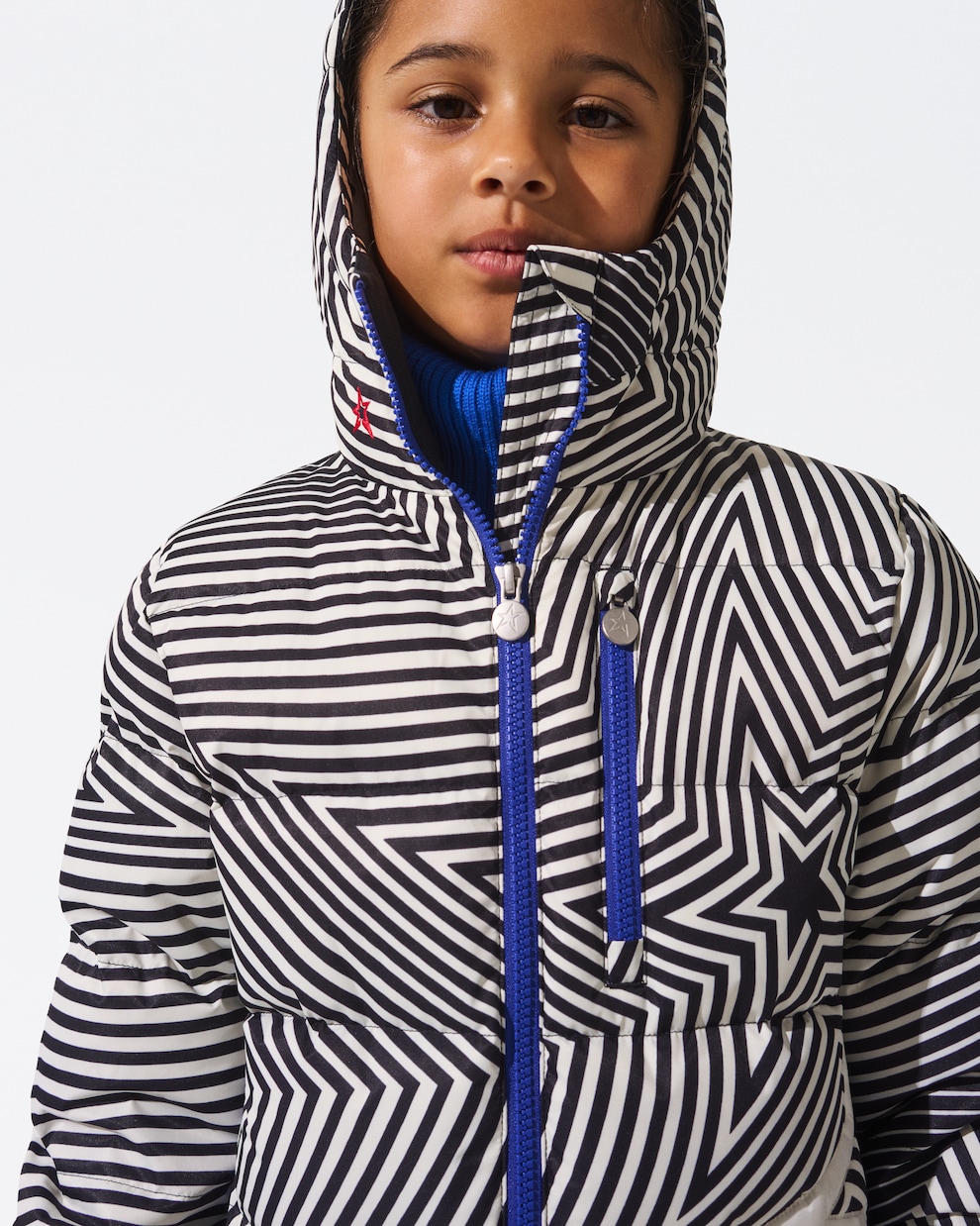 Super Mojo printed down ski jacket | Perfect Moment Kids