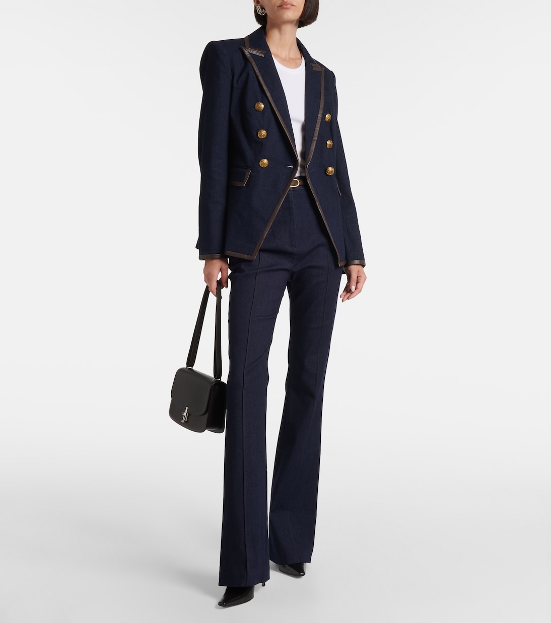Jeans bootcut Gracie de tiro alto | Veronica Beard