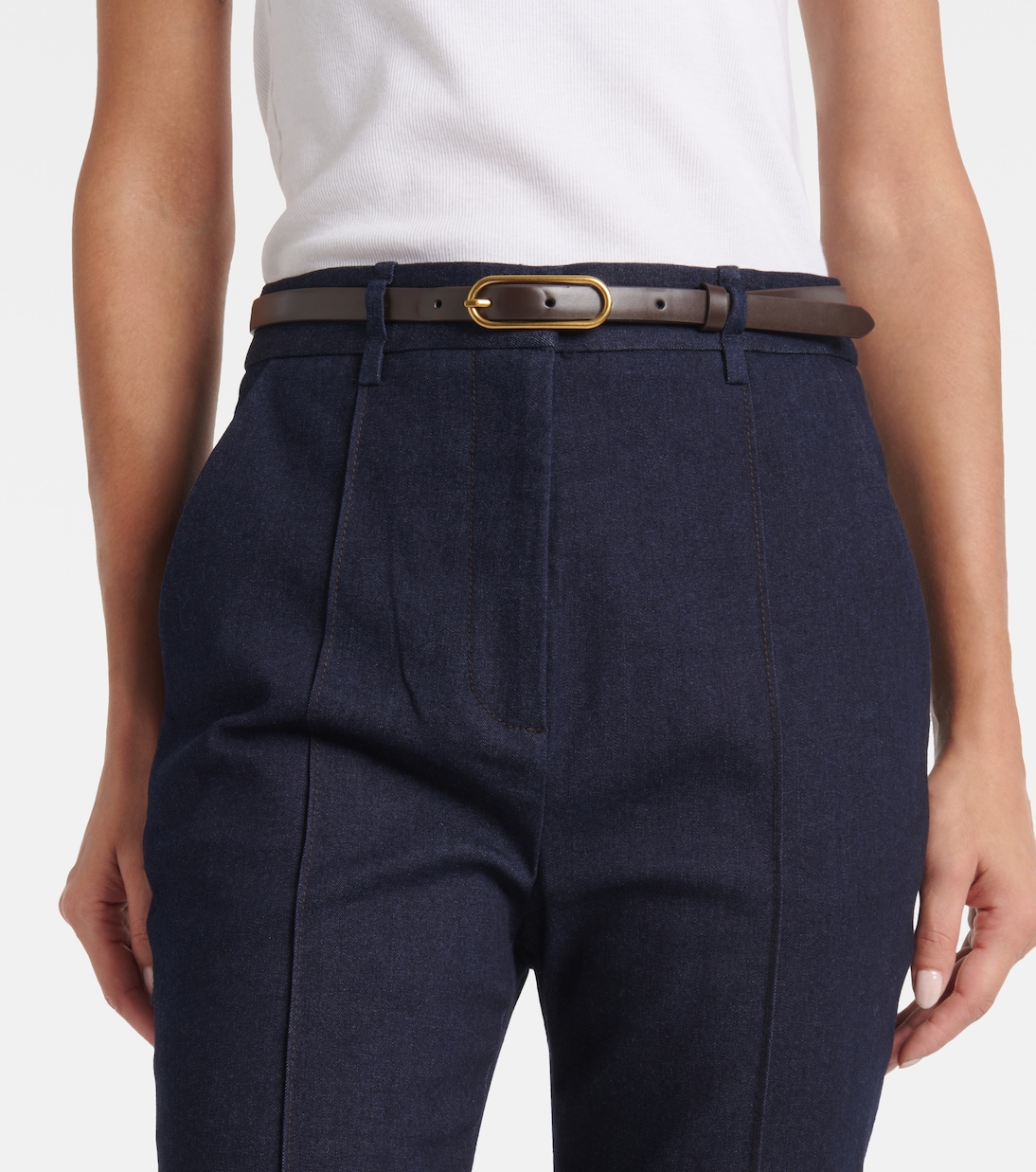 Jeans bootcut Gracie de tiro alto | Veronica Beard
