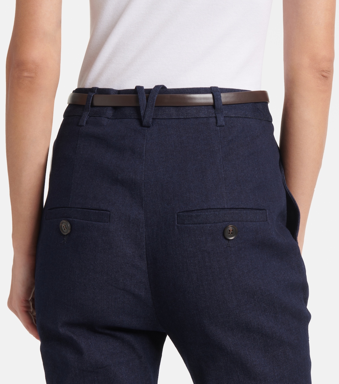 Jeans bootcut Gracie de tiro alto | Veronica Beard