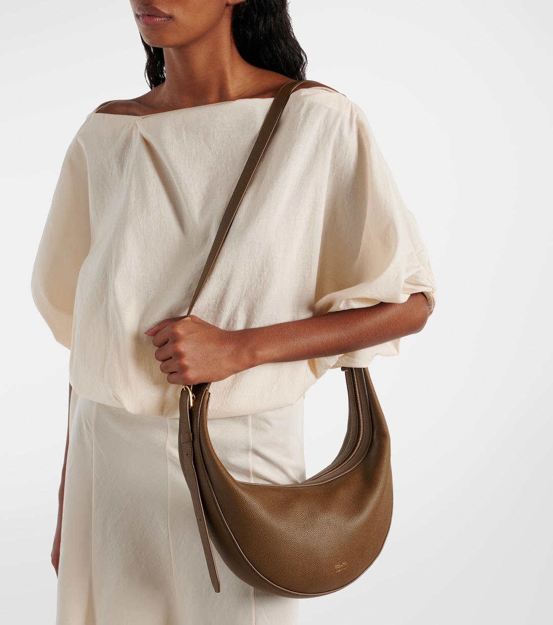 Borsa a spalla Augustina Small in pelle | Khaite