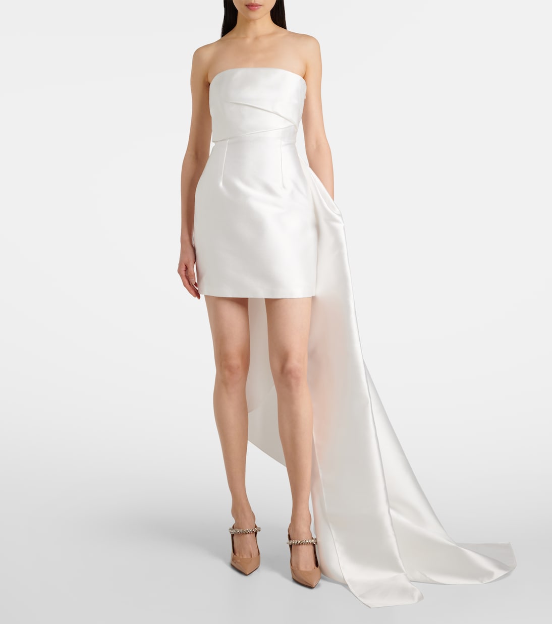 Bridal Minikleid Meyer aus Twill | Solace London