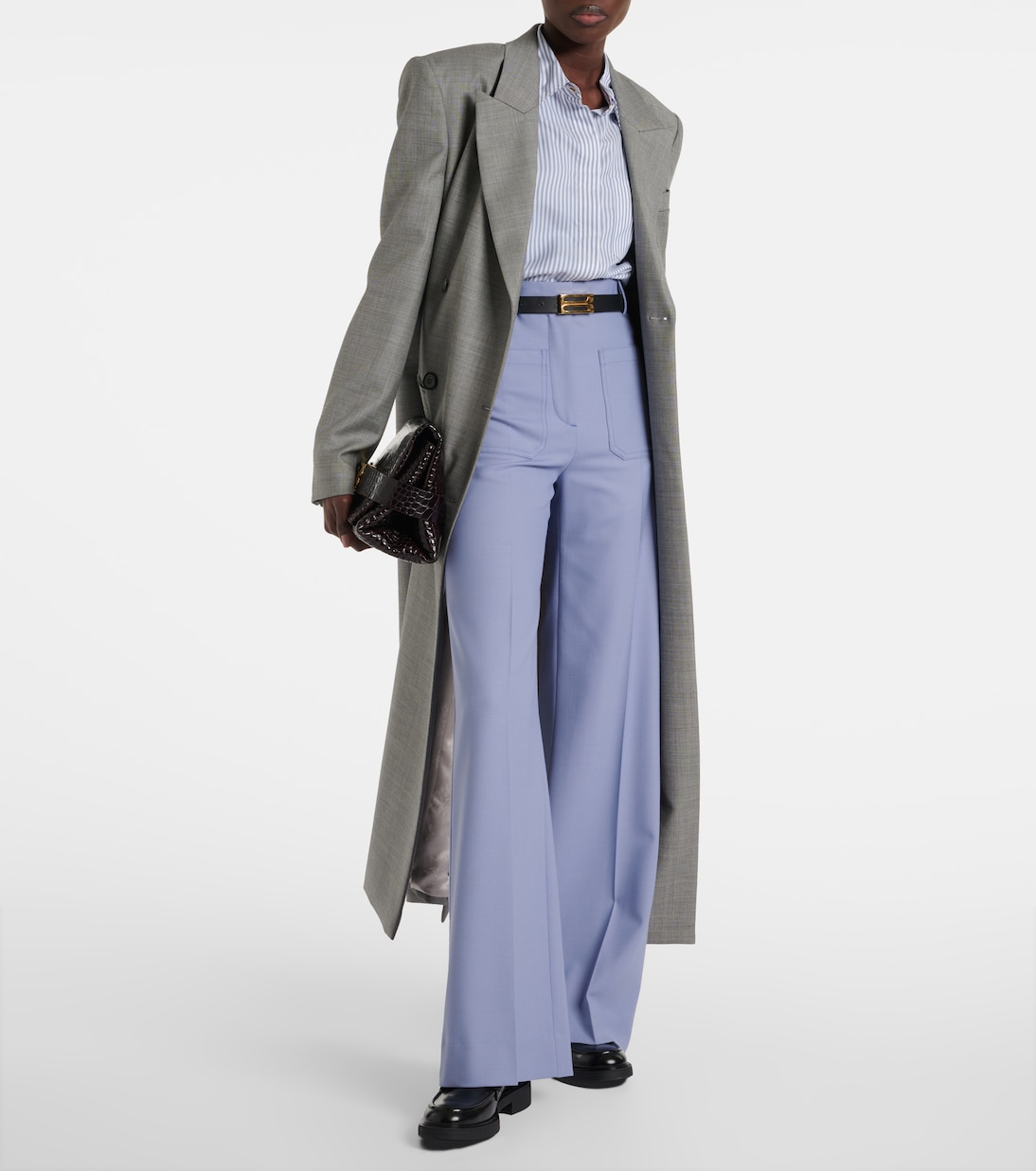 Pantalones rectos Alina de tiro alto | Victoria Beckham