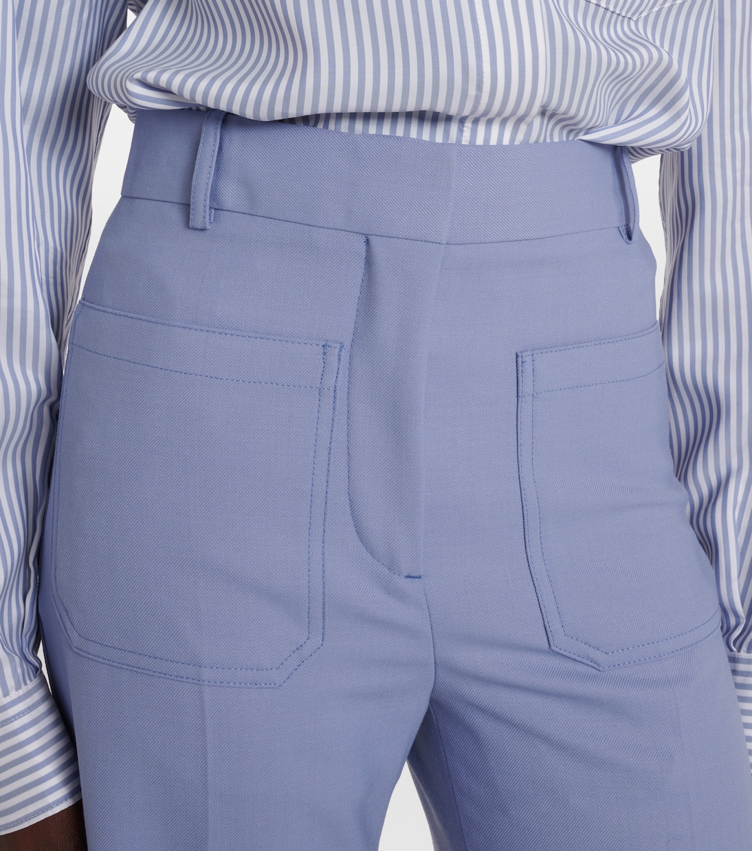 Pantalones rectos Alina de tiro alto | Victoria Beckham