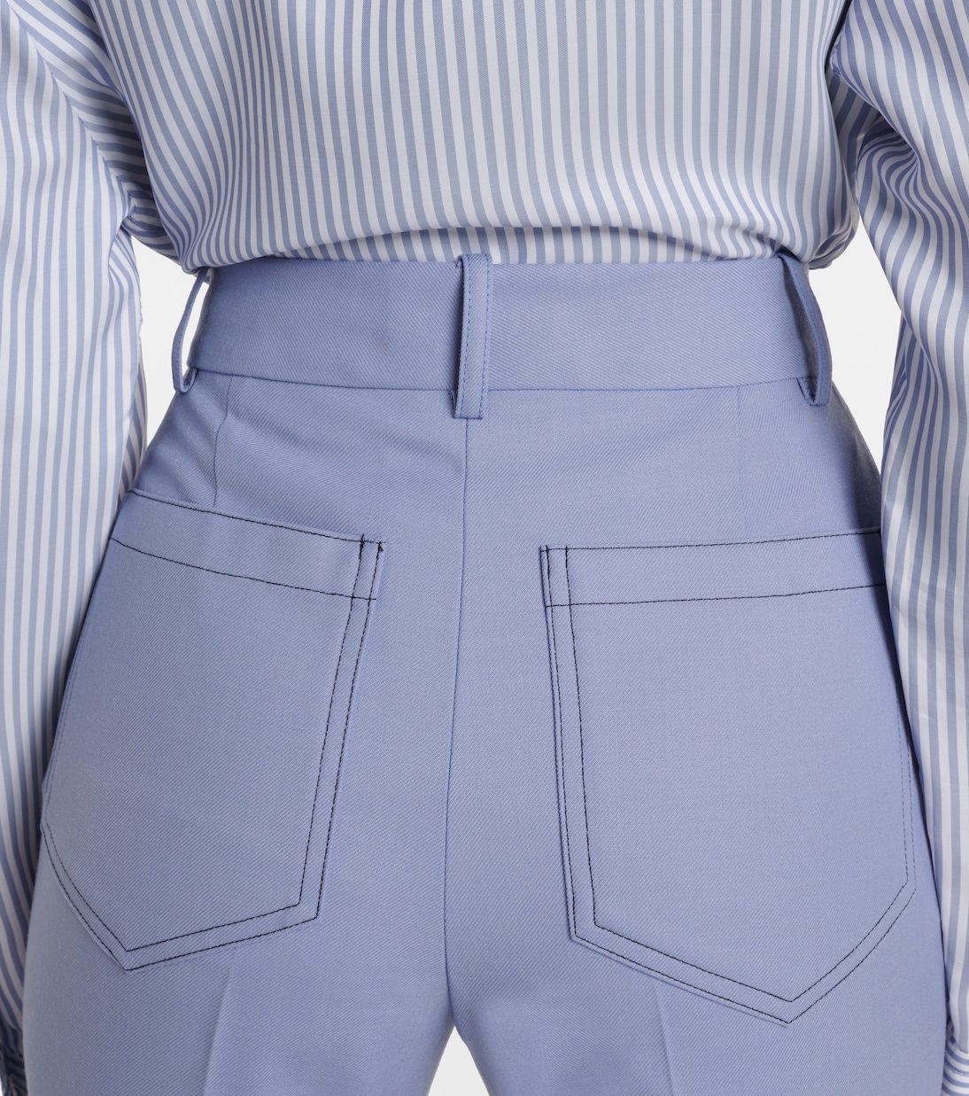 Pantalones rectos Alina de tiro alto | Victoria Beckham
