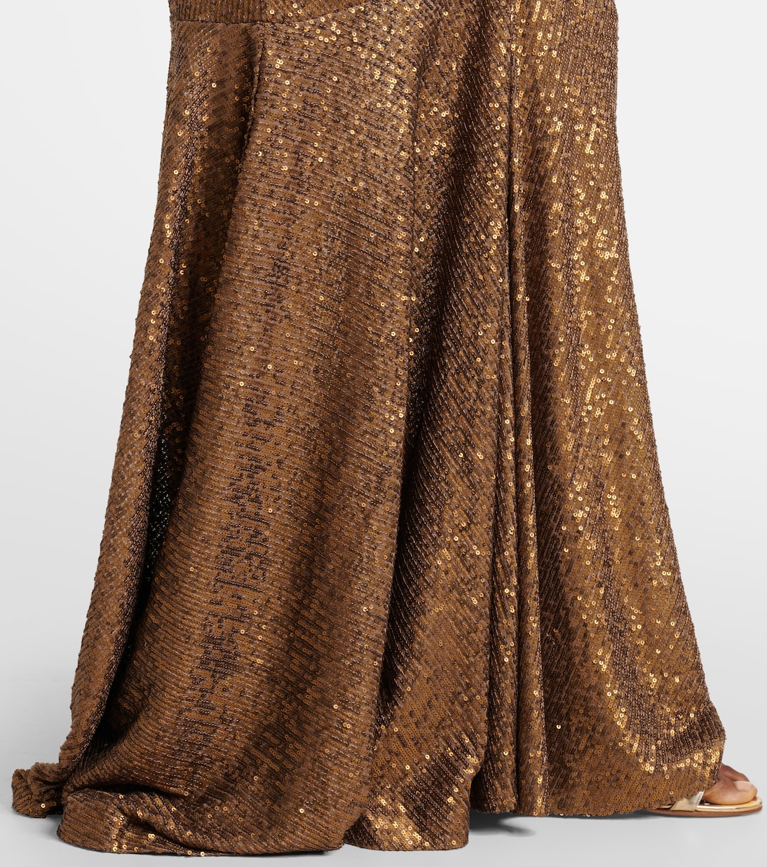 Sequined ruched gown | Norma Kamali