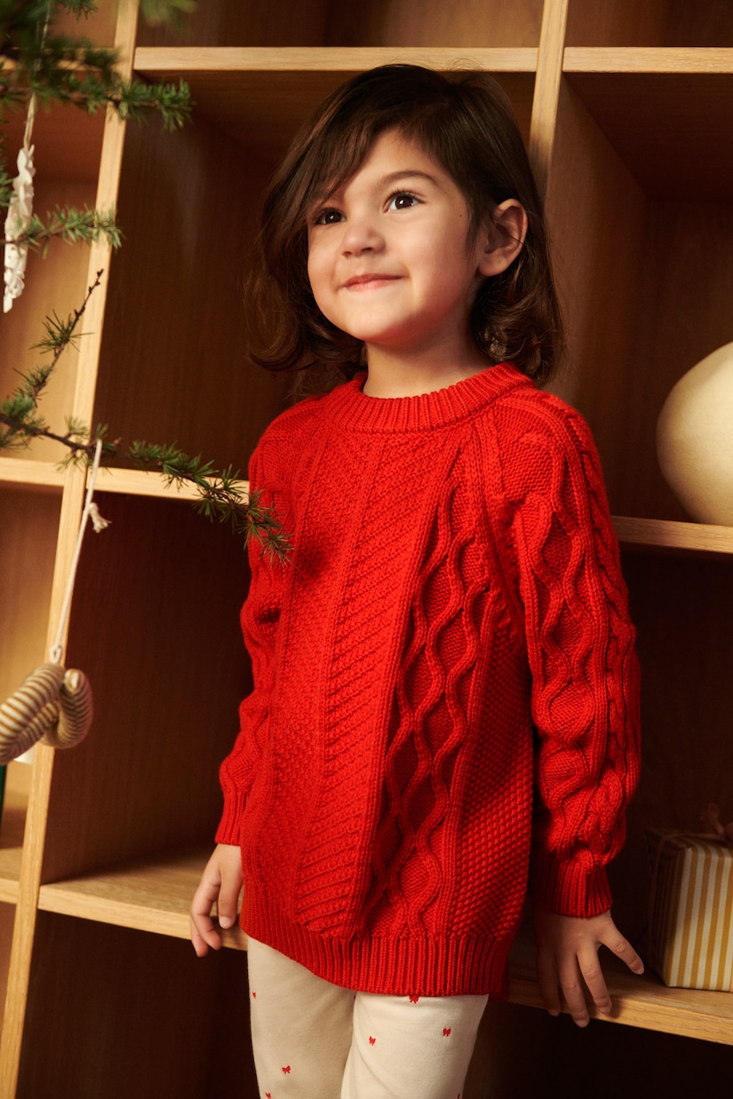 Callio cable-knit wool and cotton sweater | Liewood