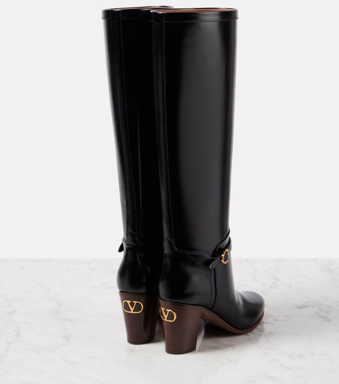 Stiefel Pattie 75 aus Leder | Valentino Garavani