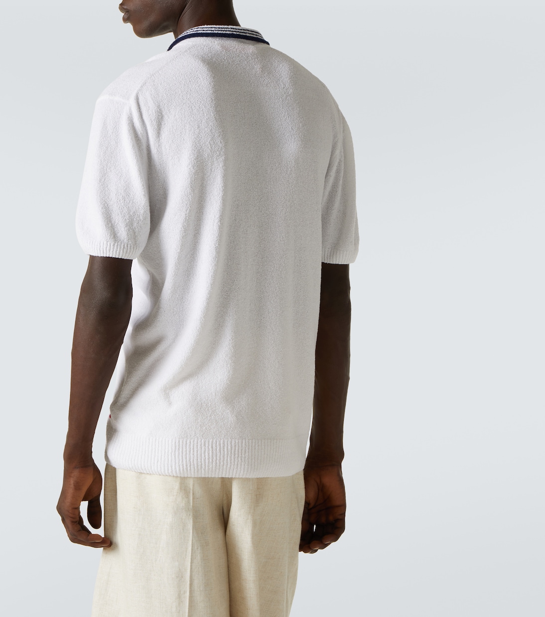 Polo Horton in bouclé di misto cotone  | Orlebar Brown