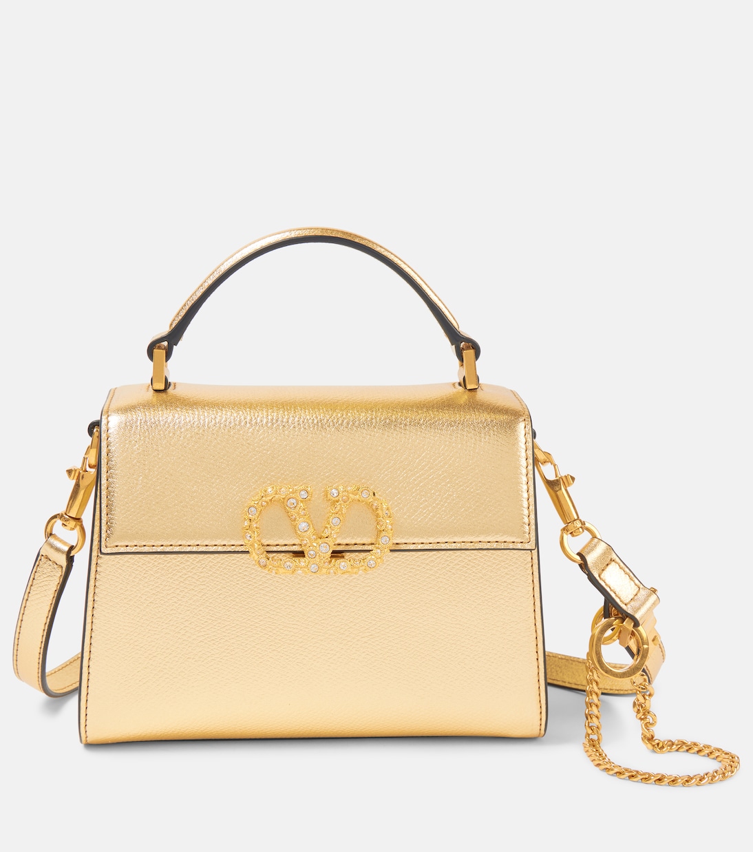 Borsa VSling Mini in pelle con Swarovski® | Valentino Garavani