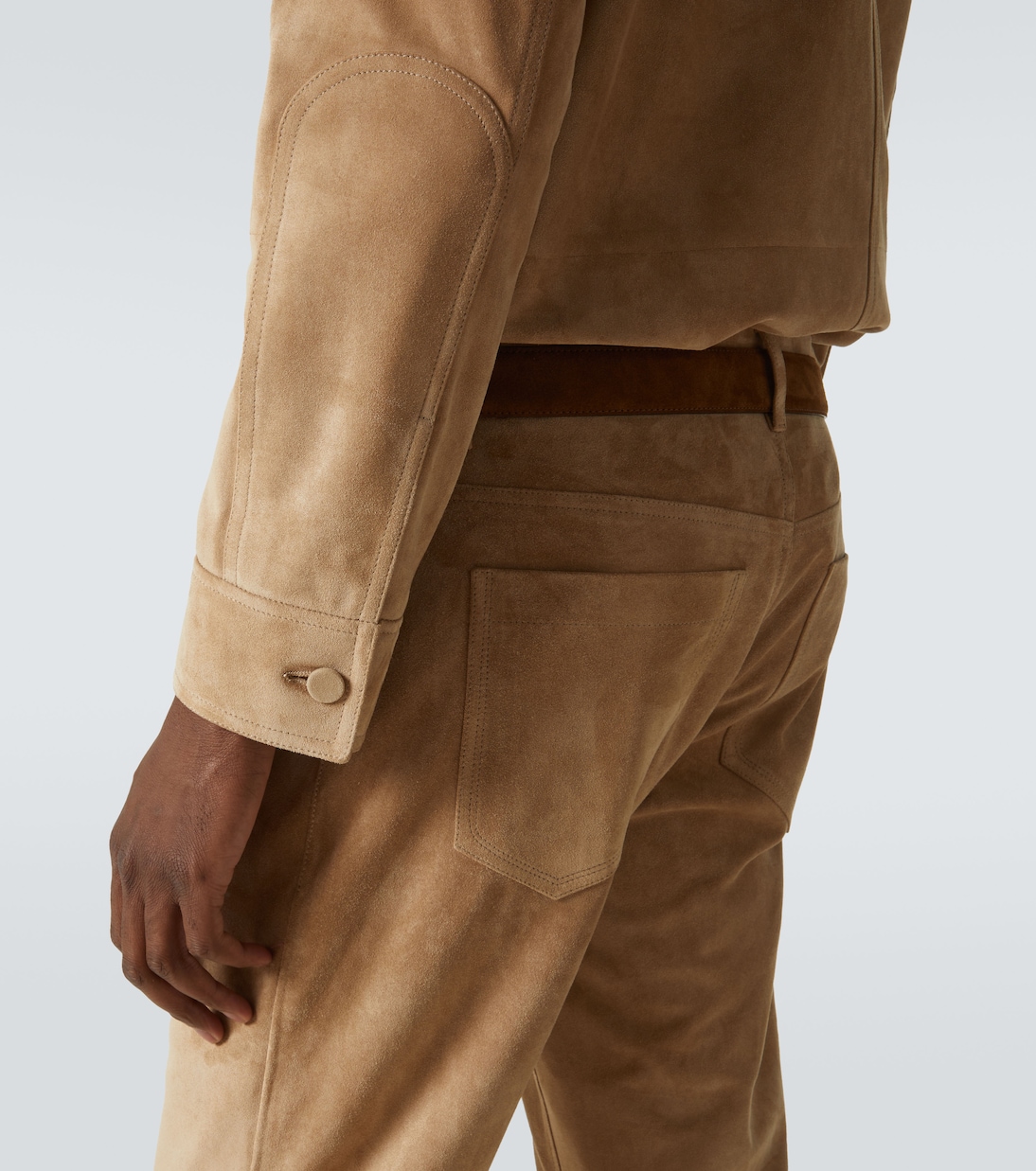 Hemdjacke Lucas aus Veloursleder | Gabriela Hearst