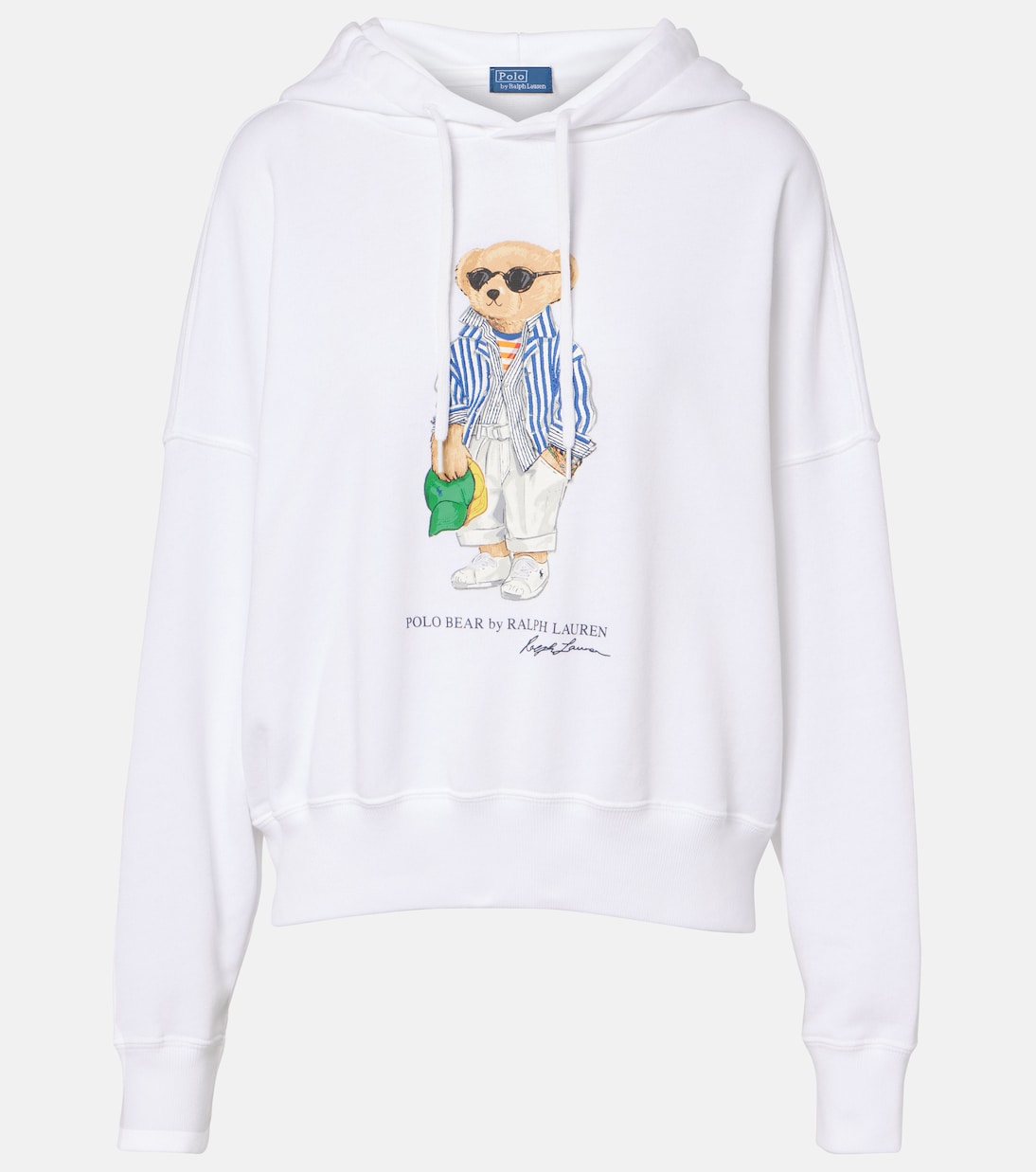 Polo Bear cotton-blend jersey hoodie | Polo Ralph Lauren