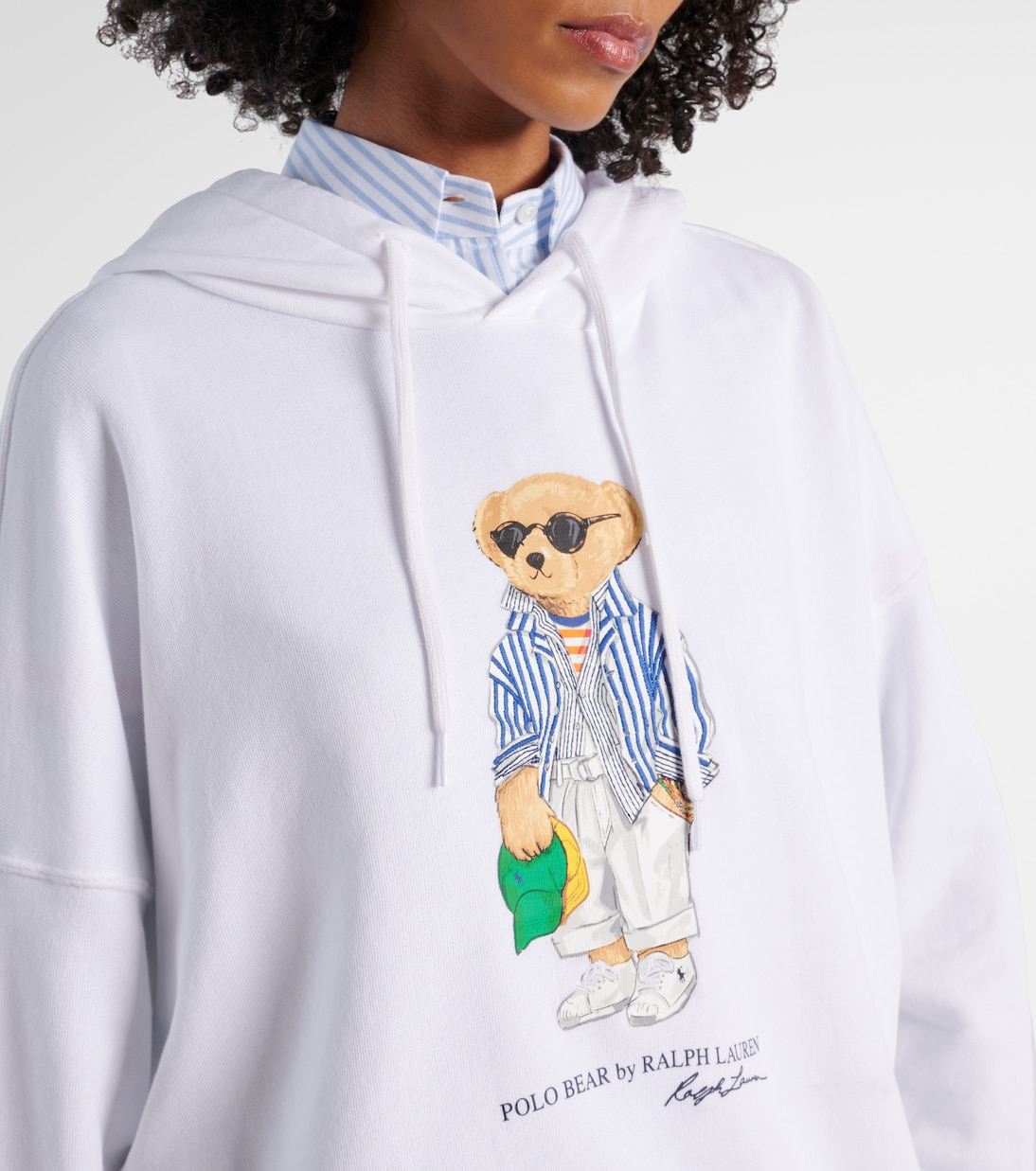 Polo Bear cotton-blend jersey hoodie | Polo Ralph Lauren