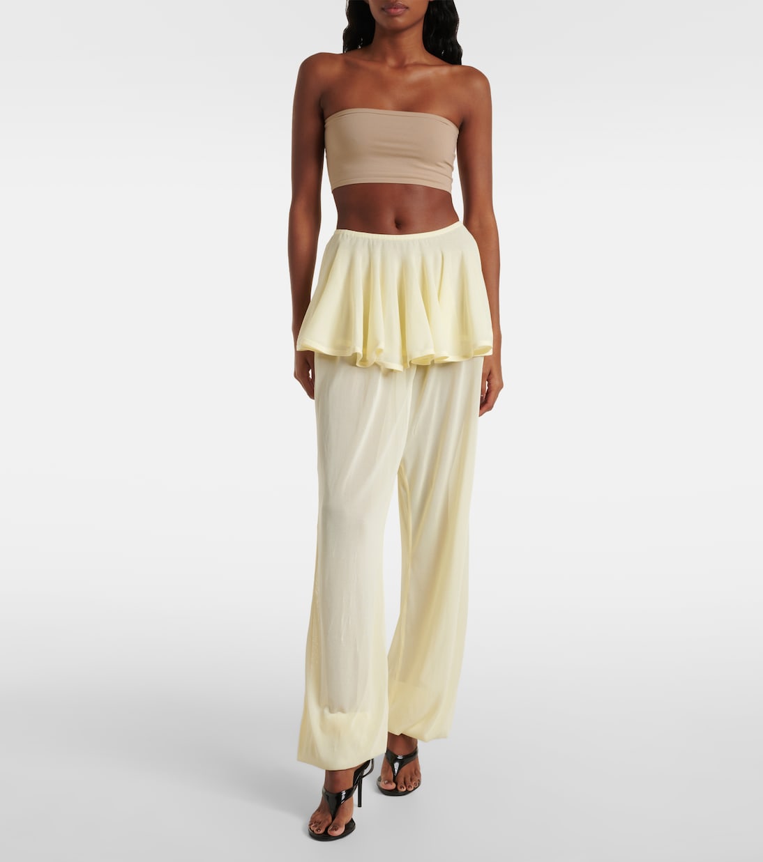 Sandali infradito in pelle ALAÏA 90, stile giovane e moderno