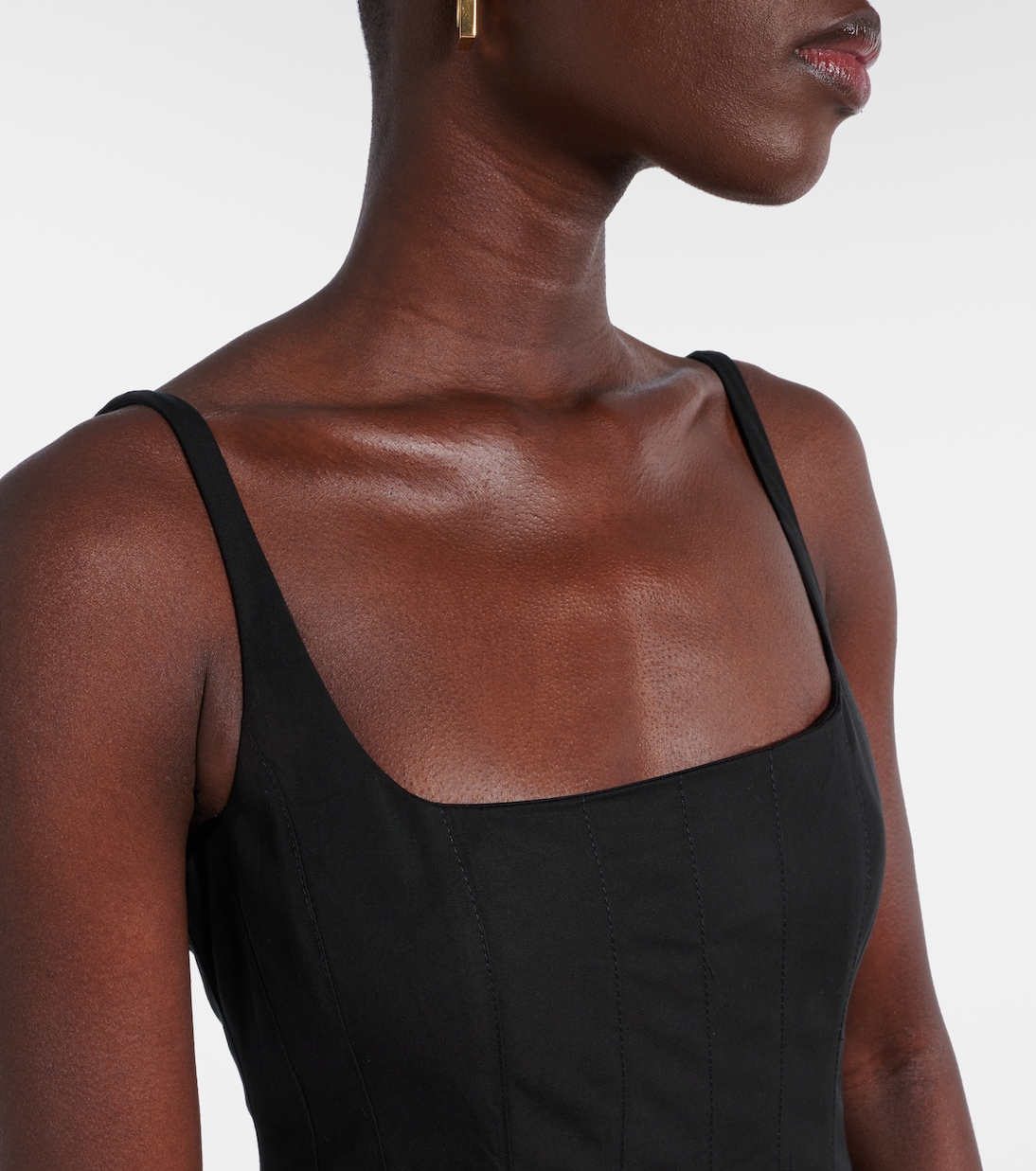 Abito midi Agave in popeline di cotone | Jacquemus
