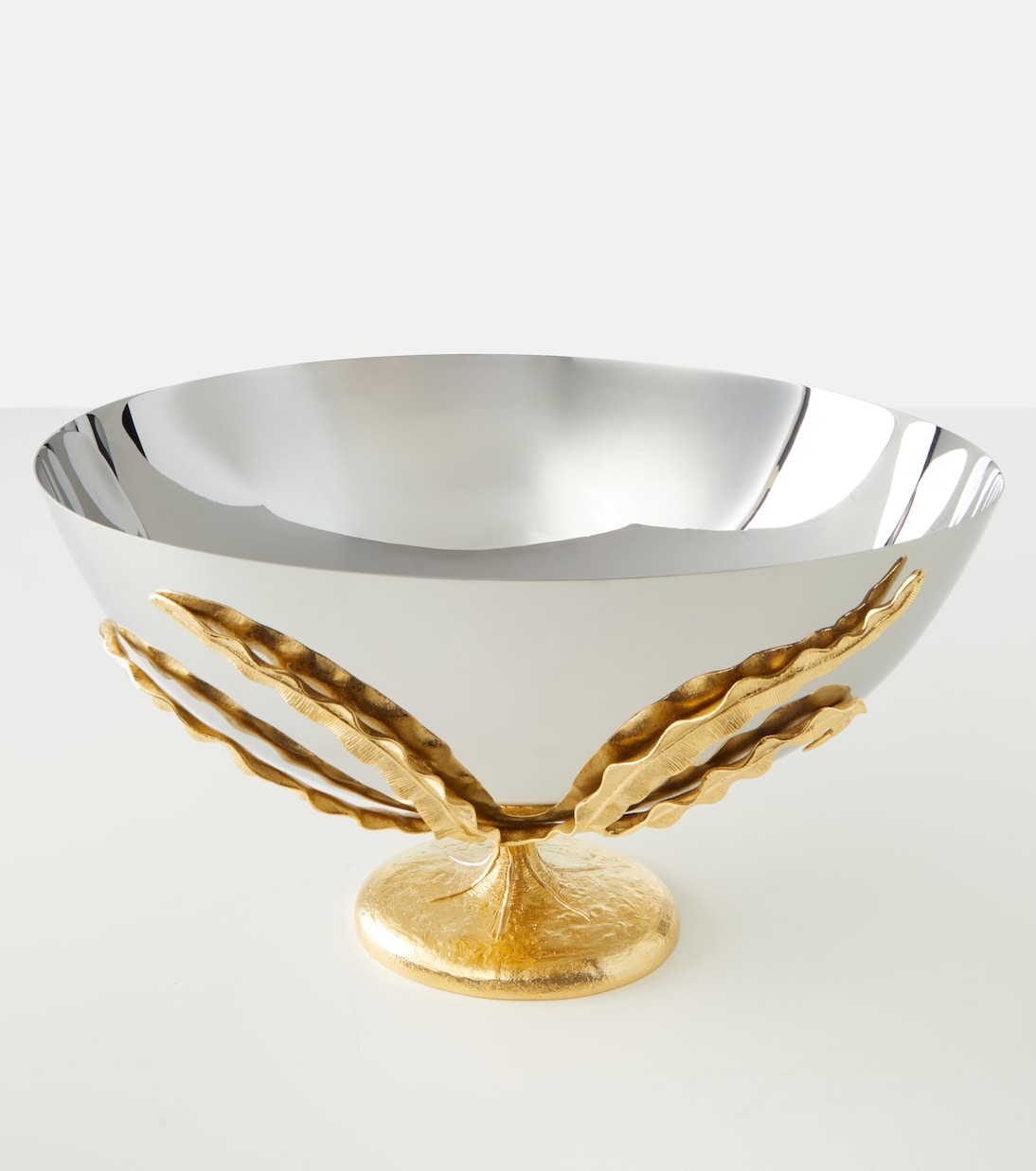 Fern Large 24kt gold-plated bowl | L'Objet
