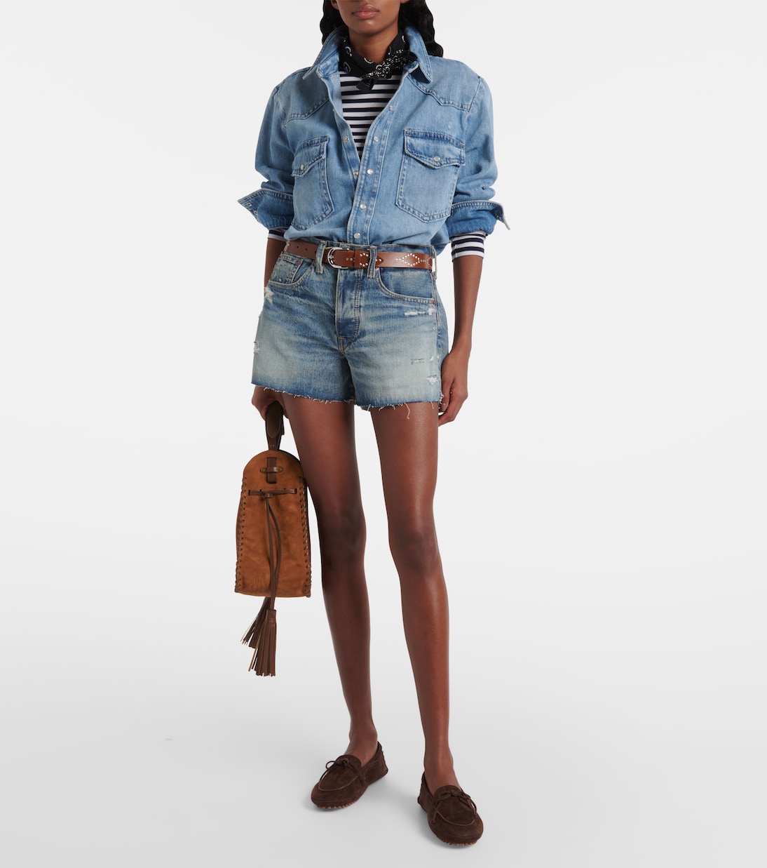 Camisa de denim bordada | Polo Ralph Lauren