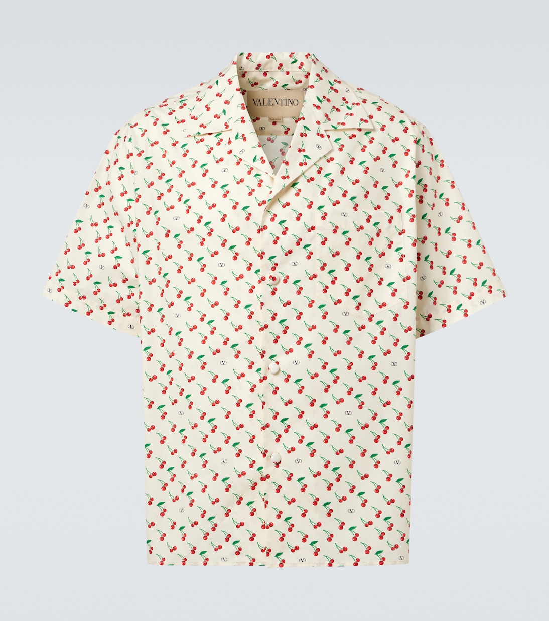 Chemise imprimée en coton | Valentino