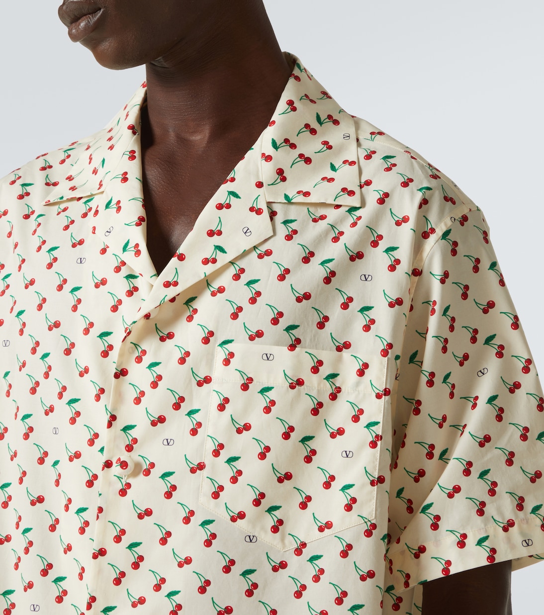 Chemise imprimée en coton | Valentino