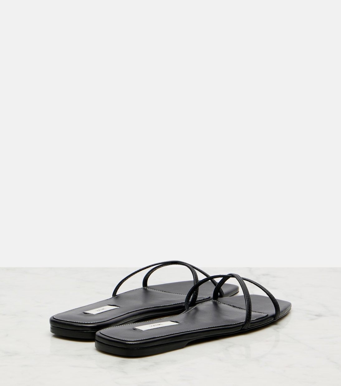 Leather slides | Toteme