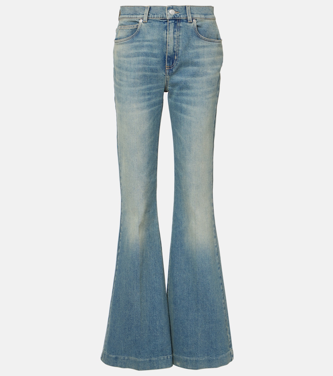 Jeans flared desgastados | McQueen