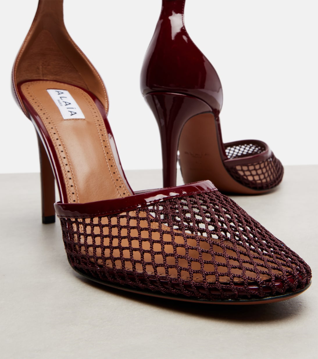 90 fishnet pumps | Alaïa