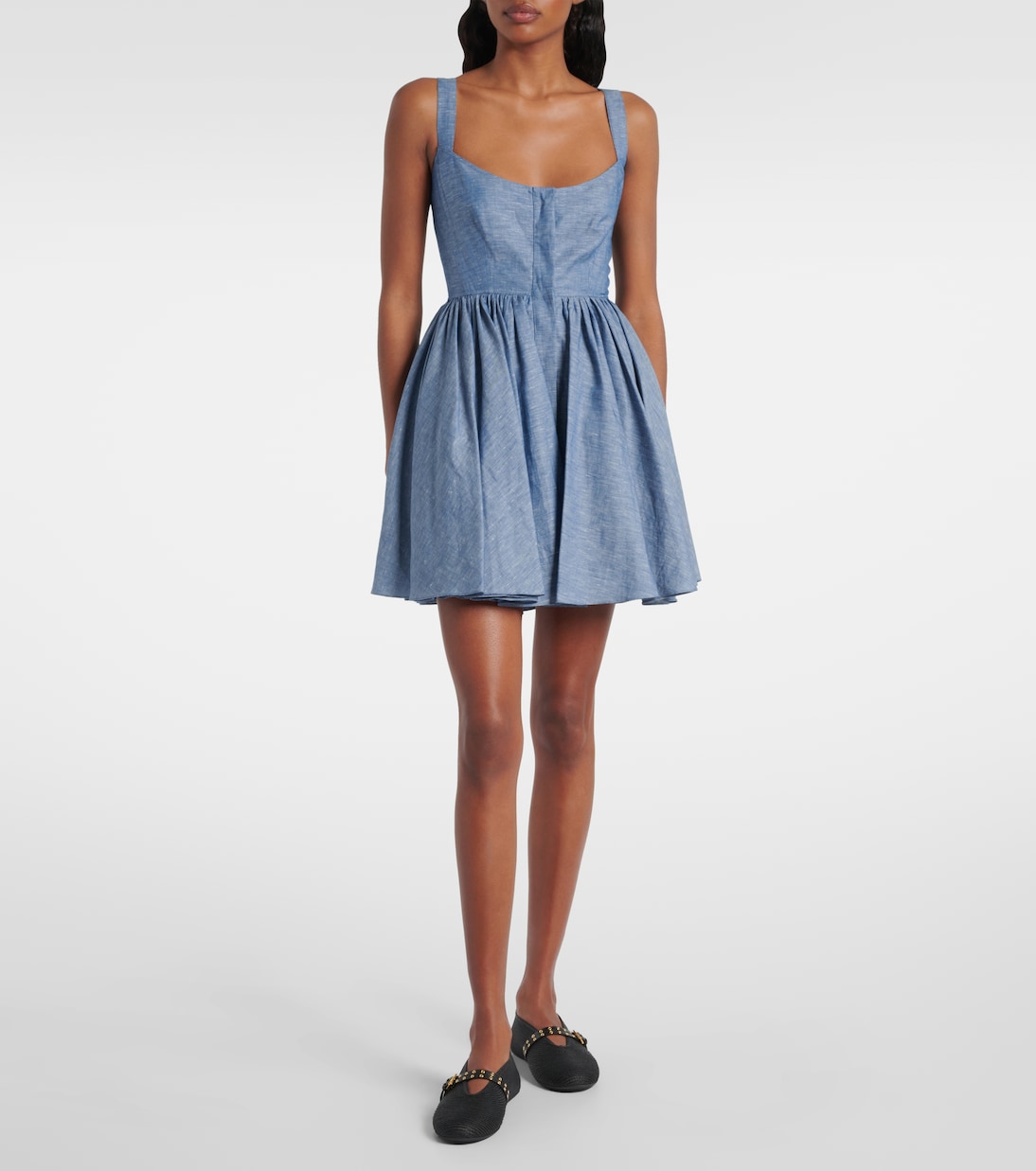 Minikleid Corset aus Baumwolle und Leinen | Alaïa