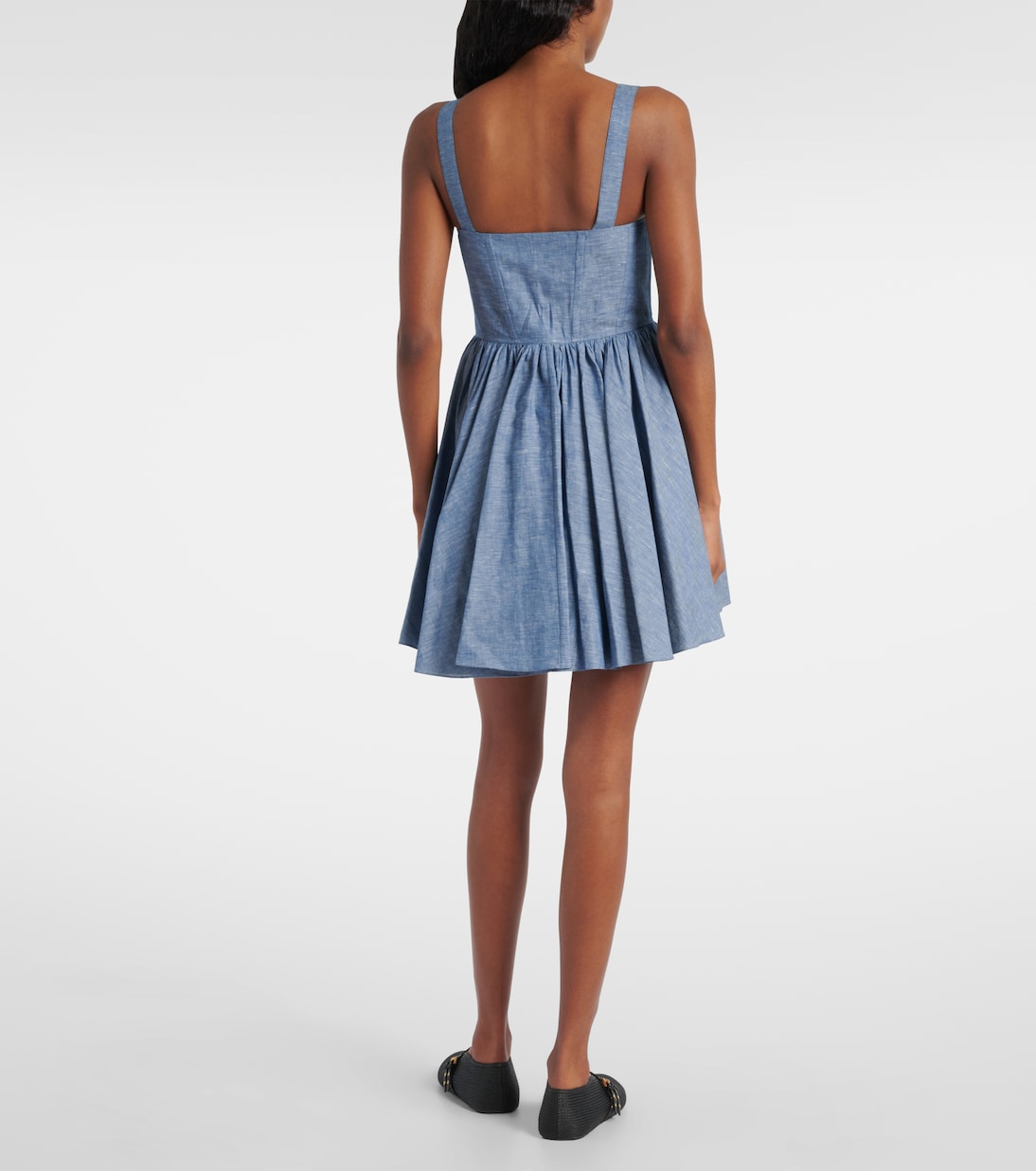 Minikleid Corset aus Baumwolle und Leinen | Alaïa