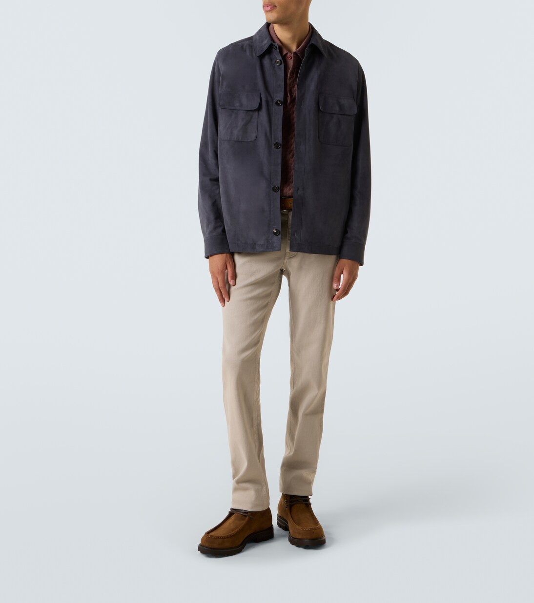 Schnürstiefel aus Veloursleder | Brioni