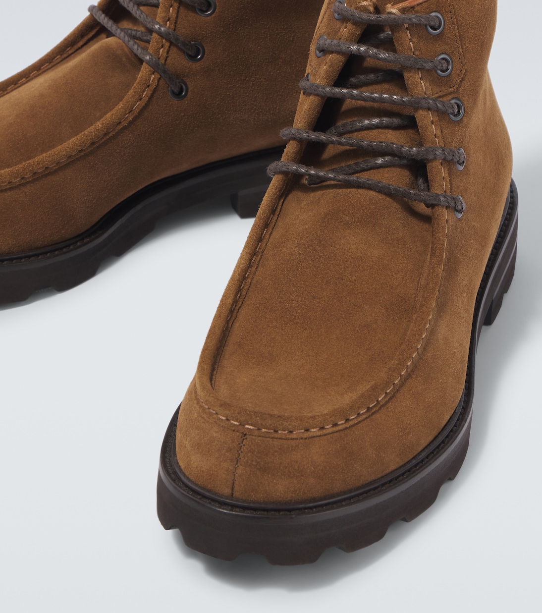 Stivali stringati in suede | Brioni