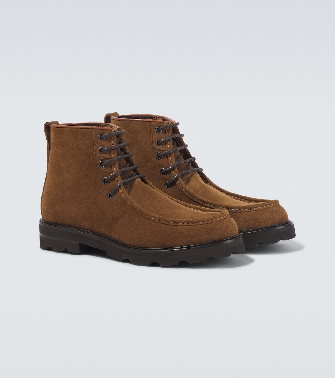 Stivali stringati in suede | Brioni